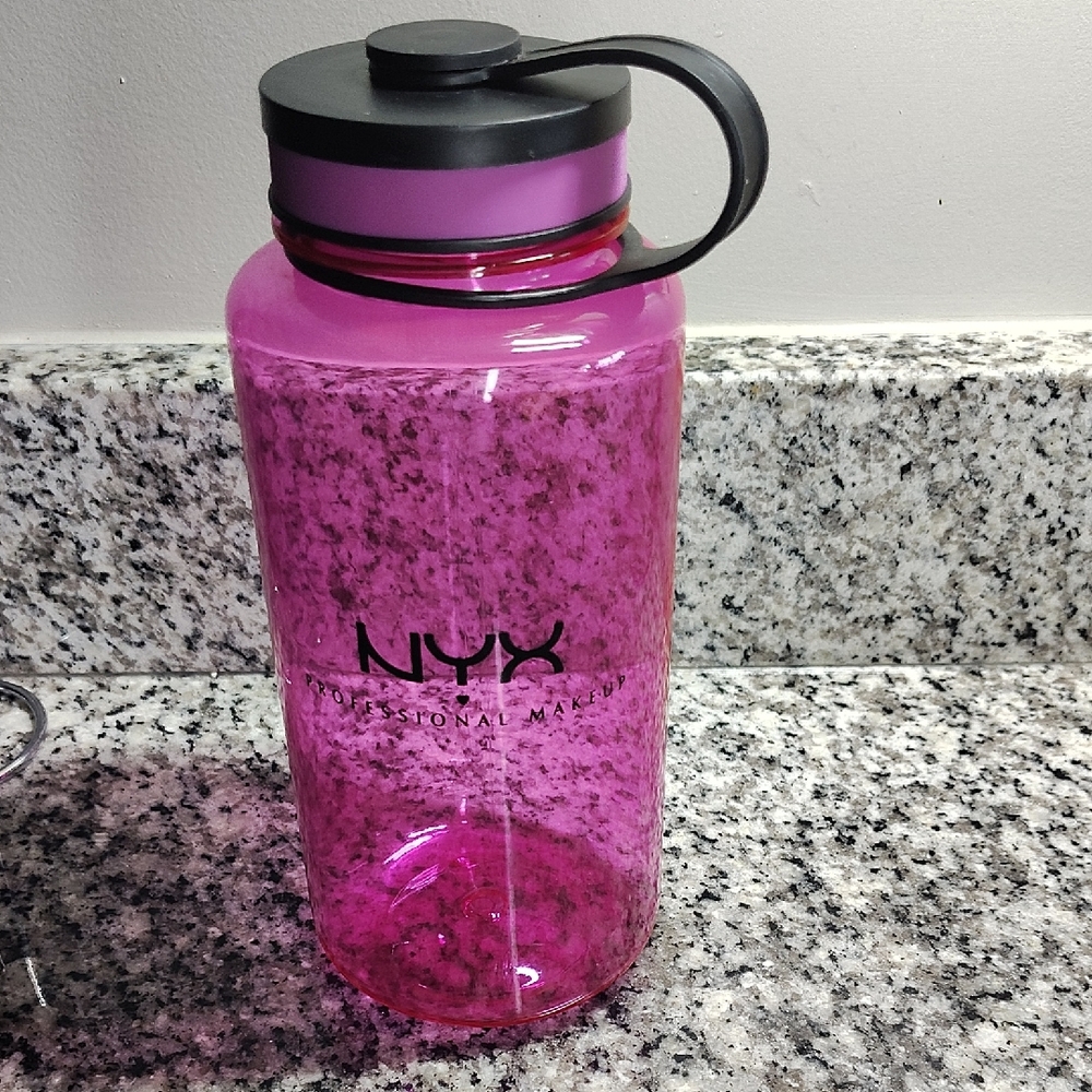 NYX Pink Water Bottle